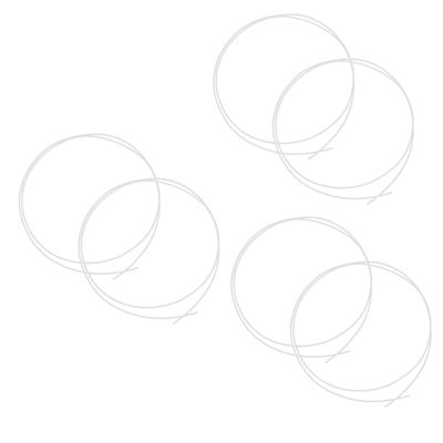 SUPVOX 8pcs Basketball Net Outdoor Accessories Hoop Net Rope Basketball Frame Threading Material