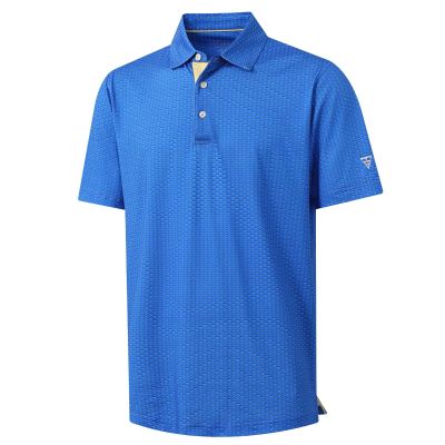 M MAELREG Golf Shirts for Men Dry Fit Print Patterns Performance Moisture Wicking Mens Polo Shirts Short Sleeve