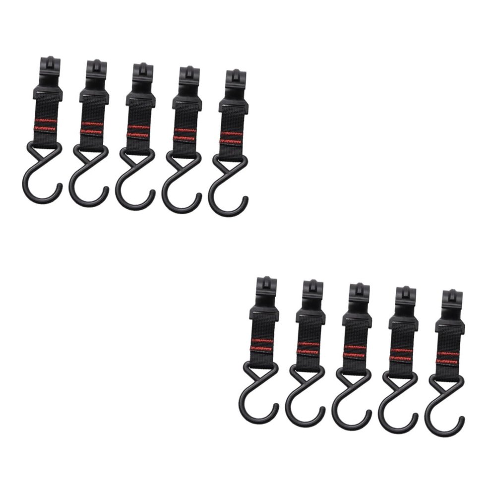 BESPORTBLE 10pcs Heavy Duty Outdoor Camping Hooks Clothing Drying Hangers for Efficient Organization for Garages Sheds Gardens and More