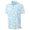 M MAELREG Mens Golf Shirt Short Sleeve Dry Fit Print Moisture Wicking Performance Patterns Collared Polo Shirt view 1