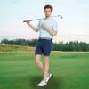 M MAELREG Mens Golf Shirt Short Sleeve Dry Fit Print Moisture Wicking Performance Patterns Collared Polo Shirt view 2