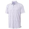 M MAELREG Golf Shirts for Men Dry Fit Print Patterns Performance Moisture Wicking Mens Polo Shirts Short Sleeve view 1