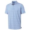 M MAELREG Golf Shirts for Men Dry Fit Print Patterns Performance Moisture Wicking Mens Polo Shirts Short Sleeve view 1