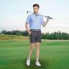 M MAELREG Golf Shirts for Men Dry Fit Print Patterns Performance Moisture Wicking Mens Polo Shirts Short Sleeve view 2