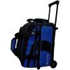 Pyramid Path Pro Deluxe Double Roller Bowling Bag (Black/Royal Blue) view 1