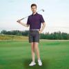 M MAELREG Golf Shirts for Men Dry Fit Print Patterns Performance Moisture Wicking Mens Polo Shirts Short Sleeve view 2