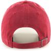 47 Brand MLB Cooperstown Primary Logo Clean Up Adjustable Baseball Cap Hat, Adult One Size Fits All - Philadelphia Phillies Burgundy view 2