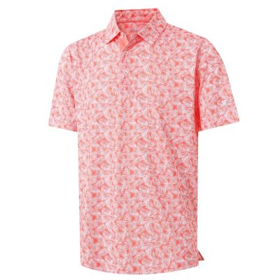 M MAELREG Golf Shirts for Men Dry Fit Print Patterns Performance Moisture Wicking Mens Polo Shirts Short Sleeve