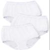 Dixie Belle Women's Panty Lace Trim Full Brief Cotton Underwear 3 Pack (US, Numeric, 11, Regular, Regular, White) view 3