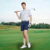 M MAELREG Mens Golf Shirt Short Sleeve Dry Fit Print Moisture Wicking Performance Patterns Collared Polo Shirt view 2