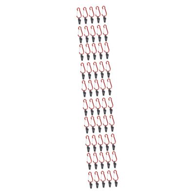 balacoo 50pcs Camping Tent Accessories Clips Tent Fixed Clips Tarp Clamps for Outdoor Use