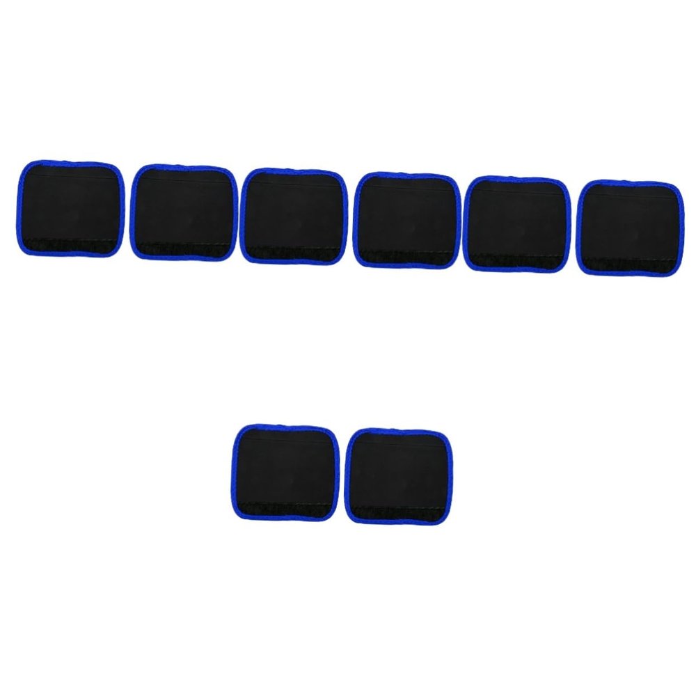 SUPVOX 8pcs Comfortable Lifting Cushions for Weight Training Wear-Resistant Grip Pads Design for Barbell and Dumbbell Workouts Removable and Breathable for Enhanced Safety