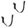 POPETPOP 2sets Hockey Helmet Chin Strap Replacement Elastic Accessory for Ice Sports Easy to Install Compatible Helmets Lightweight and Breathable Design Black