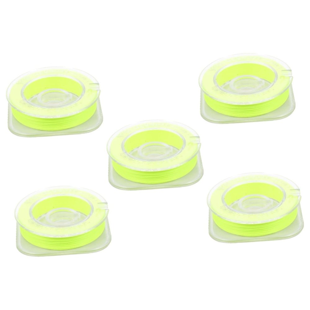 balacoo 5rolls Fishing Rod Fixing Line Fluorescent for Custom Rod Construction Material Uv and Projects