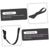 POPETPOP 3sets Hockey Helmet Chin Strap and Comfortable Chin Strap Accessory for Enhanced Safety and Stability Sports Fits Helmets Black view 2