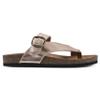 WHITE MOUNTAIN Carly Signature Comfort-Molded Footbed Sandal, Rosegold/Leather, 5 M view 3