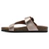 WHITE MOUNTAIN Carly Signature Comfort-Molded Footbed Sandal, Rosegold/Leather, 5 M view 4