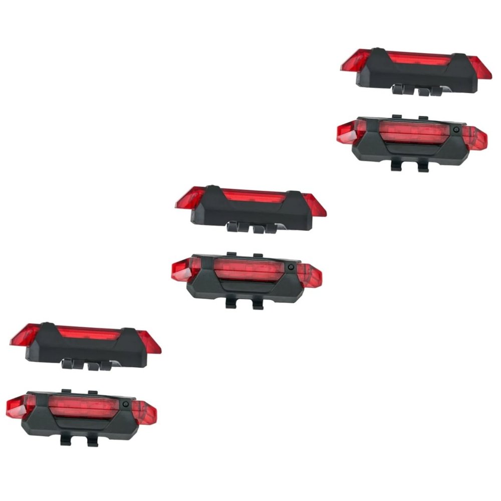 BESPORTBLE 6pcs Tail Light for Bike USB Chargeable Mountain Bike Light Bright Long Life