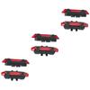 BESPORTBLE 6pcs Tail Light for Bike USB Chargeable Mountain Bike Light Bright Long Life view 1