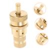 POPETPOP 5pcs Car Tire Valve Stem Cap Metal Valve Caps for Cars and Easy to Install view 4