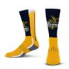 For Bare Feet Savannah Bananas Team Color Crew Sock Large view 1