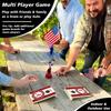 Tabletop Cornhole Game Set | Officially Licensed College Mini Football Cornhole Board Game | Includes Coins (Tabletop Game, Alabama Crimson Tide) view 3