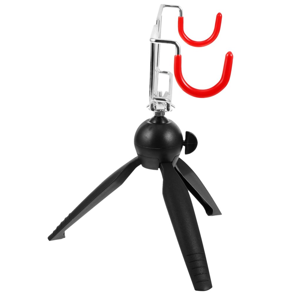 balacoo Metal Ice Fishing Rod Base Stand Portable Fishing Pole Holder for Bank Wall Mount Rod Rack