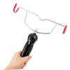 balacoo Metal Ice Fishing Rod Base Stand Portable Fishing Pole Holder for Bank Wall Mount Rod Rack view 4