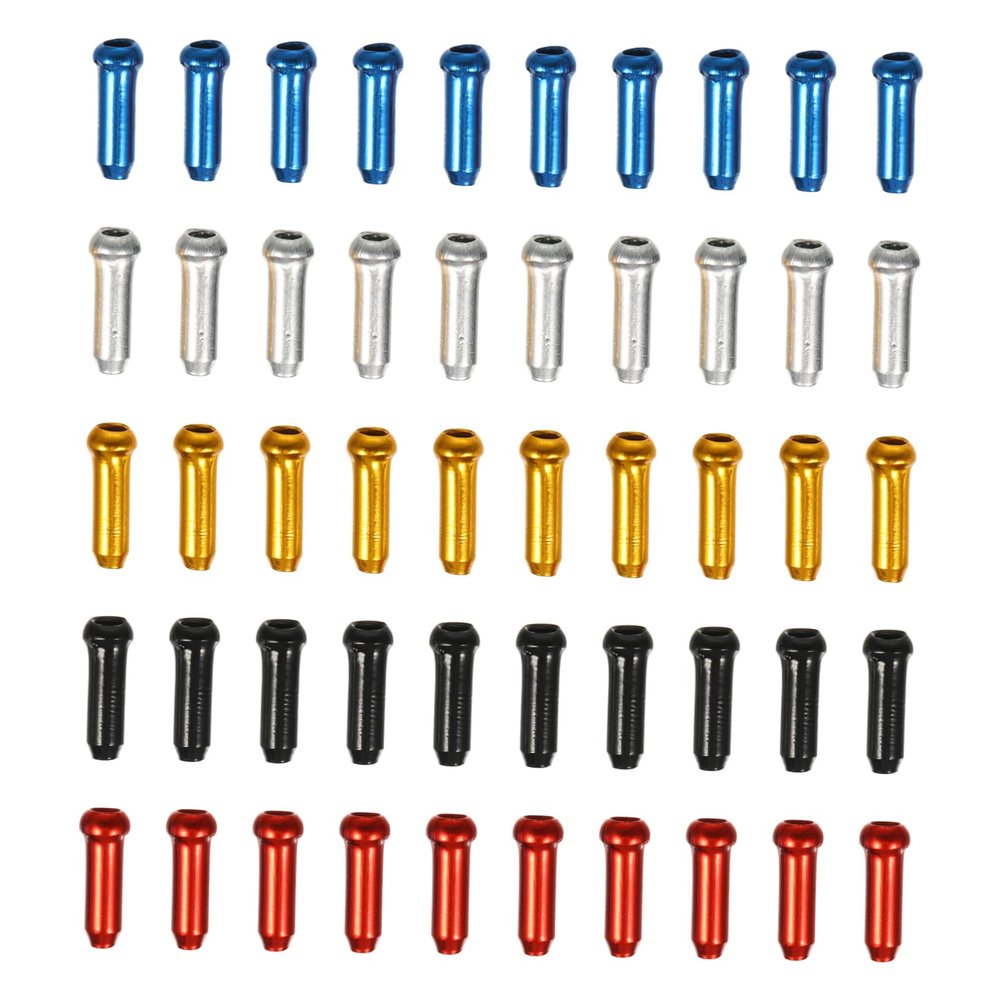 BESPORTBLE 150pcs Bike Brake Cable End Cap Strong Material Replacement Parts for Brakes Derailleurs Easy Install for Safer Riding