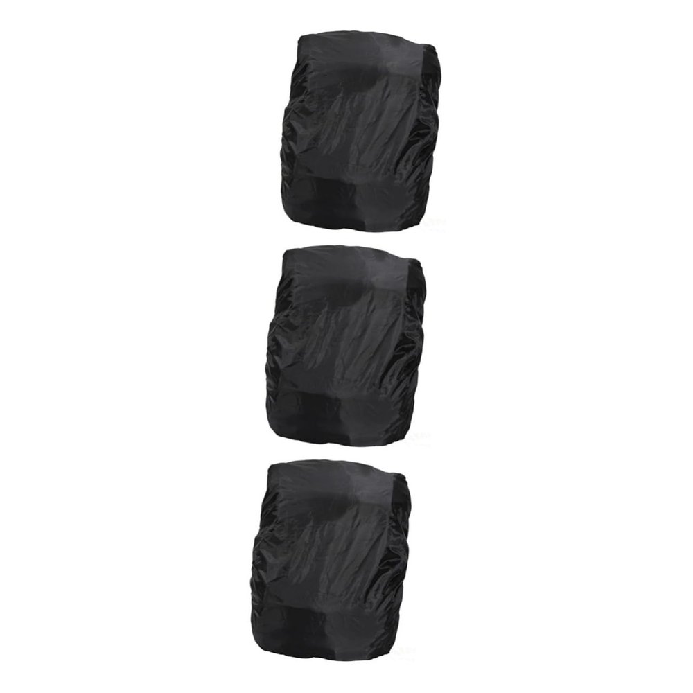 POPETPOP 3pcs Foldable Backpack Rain Cover Nylon Camping Backpack Cover for 15l-35l Raincoat Travel Bag Protector