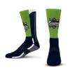 For Bare Feet Savannah Bananas Team Color Crew Sock Large view 1