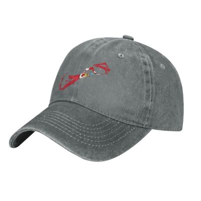 Flag Map of Bermuda Dad Hat Vintage Baseball Cap for Men Women Hats Gifts Trucker Caps Gray