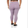 Danskin Women's Crossover Waist Crop Leggings, Purple Ash, X-Large view 2