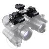 LEESEN NVG Mount KVC Universal Bridge RQE Dual Monocular,Aluminum Bridge for Night Vision, Universal Dual Bridge, Lightweight, PVS-14, Mum, DVO, MINI-NSEAS, Mounting Mounts view 1