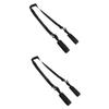 Balacoo Ski Holder 2pcs Ski Straps Belt Snowboard Skates Ski Board Carrier Ski Boot Strap Portable Ski Strap Skate Strap Ski Shoulder Strap Ski Pole Strap Accessories Child Nylon Sled, Blackx2pcs