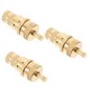 POPETPOP 3pcs Chrome Tire Valve Caps Car Tire Valve Stems Replacement Prevent Corrosion Fit Models Car Truck SUV Bike Motorcycle view 1