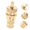 POPETPOP 3pcs Chrome Tire Valve Caps Car Tire Valve Stems Replacement Prevent Corrosion Fit Models Car Truck SUV Bike Motorcycle view 3