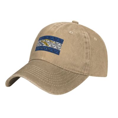 Flag of Johnston Atoll Local with Polygon Effect Dad Hat Vintage Baseball Cap for Men Women Hats Gifts Trucker Caps Natural