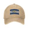 Flag of Johnston Atoll Local with Polygon Effect Dad Hat Vintage Baseball Cap for Men Women Hats Gifts Trucker Caps Natural view 2