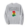 Vintage Ghana Flag Throwback Athletic Sweatshirt view 1