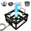 COOKAMP Propane Burner for Outdoor Cooking (Single Burner-Jet Burner) view 2