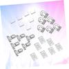 PACKOVE 30sets Box Stainless Steel Luggage Locks Crossbody Bag Latches TSA Approved Hook Locks for Travel view 2