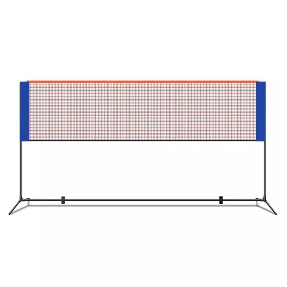 CORECHAIN Foldable Badminton Net Stand with Storage Bag, Pickleball Net with Stand, for Sports Field Gym, Sturdy Structure (Size : 4.1m/14ft)