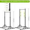SELEWARE Adjustable Pull Up Station, Multifunction Pull Up Bar, Fully Welded, 500 lbs Capacity, Power Tower Dip Station for Home Gym view 4
