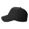 Adjustable Eat Sleep Rescue Dogs Baseball Caps for Men Women Hat Truck Driver Hats Funny Baseball Cap Black view 2