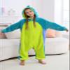 DarkCom Unisex Adult Animal Onesie,Cosplay Chameleon Onesie Halloween Costume Christmas Pajamas Sleepwear for Women and Men X-Large view 2