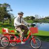 DONGSHAN Adult Tricycle Bike for Ladies Tricycle with Rear seat 20inch 3 Wheel Bicycle Larger Shopping Basket for The Elderly, Women, Men Maximum Load 440bls Unisex Trikes (1speed-red) view 2