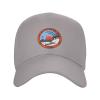Adjustable Seal of Fort Walton Beach, Florida Baseball Caps for Men Women Hat Truck Driver Hats Funny Baseball Cap Gray view 4