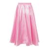ACSUSS Kids Girls Ballroom Dance Skirt Satin Swing Latin Cha Cha Flamenco Dance Skirts Competition Costume Dancewear Pink 3-4 Years view 2