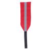 PerGar High Visibility Kayak Safety Travel Flag, Red Warning Flag with Reflective Stripe, Durable Waterproof Oxford Fabric for Kayaks, Canoes, Trucks and More (L) view 1